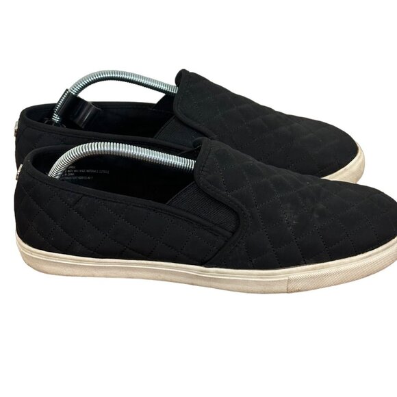 Mossimo Womens SZ 11 Puffer Quilted Slip on Shoes Black Sku 2679 - Picture 1 of 14